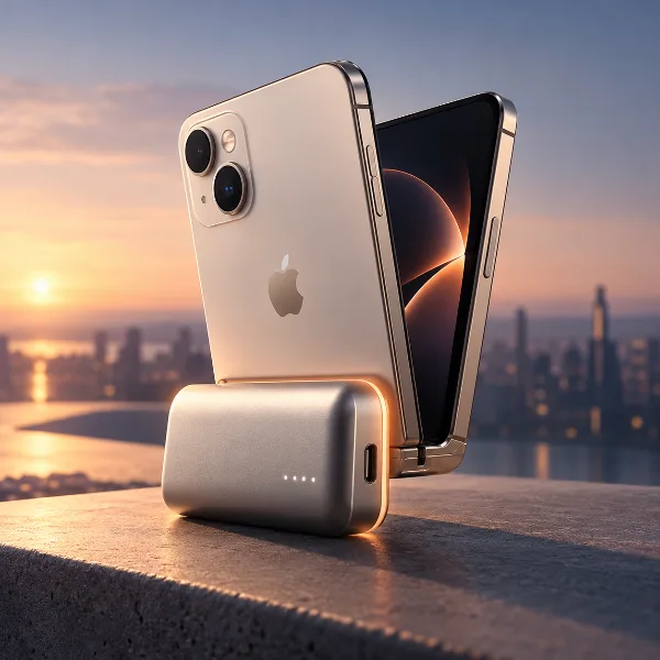 Обложка SolidSafe Duo: компактный повербанк BMX на 5000 мА·ч под складной iPhone Duo