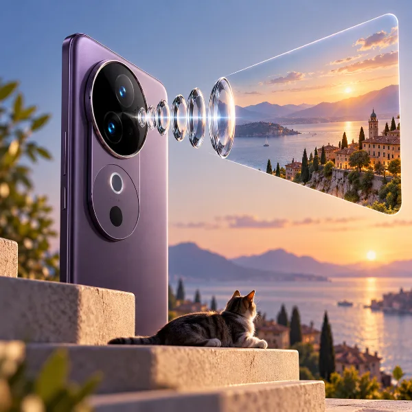 Обложка Vivo V80: доступный смартфон с камерами, созданными совместно с Zeiss