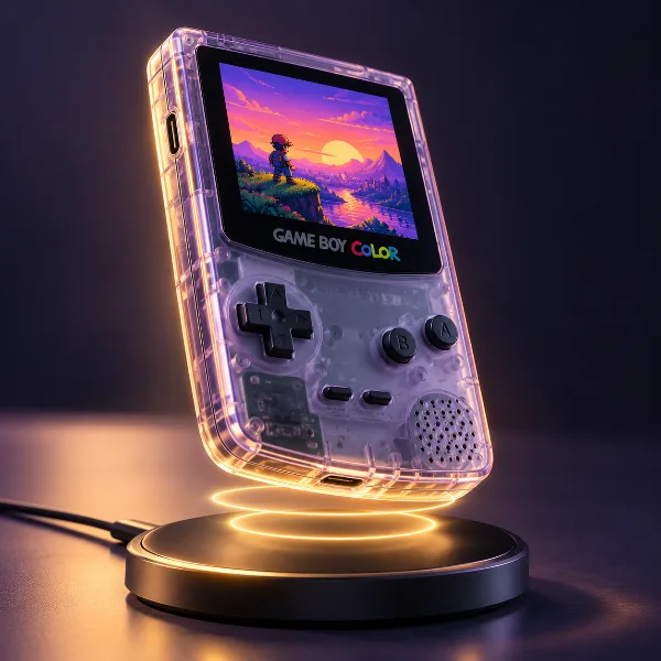 Обложка Game Boy Color получил OLED-экран, USB-C и беспроводную зарядку: умелец показал самодельный мод
