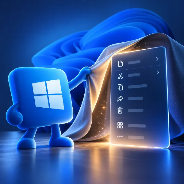 Обложка Windows 11 Beta получила сборку 26220.9757 с обновлённым контекстным меню Проводника