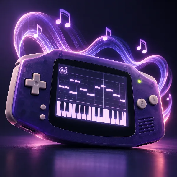 Обложка Game Boy Advance без модификаций превратили в музыкальный синтезатор
