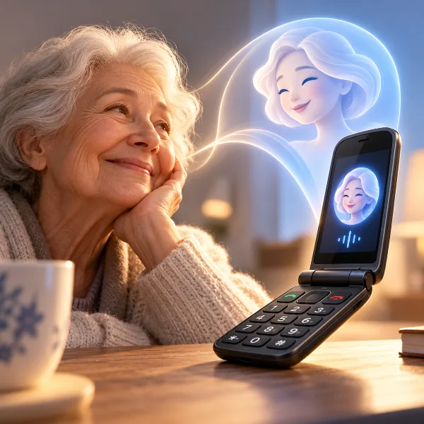 Обложка HMD 2660 Flip Senior Edition: раскладной телефон для пожилых с голосовым ИИ-компаньоном Mary