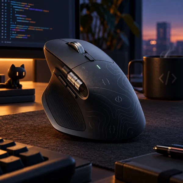 Обложка Logitech представила MX Master 4 Special Edition с новым дизайном в стиле программиста