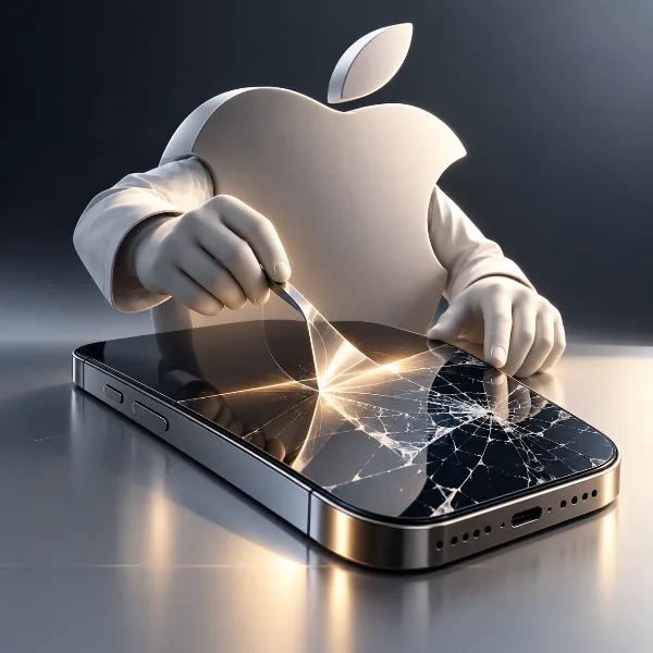 Обложка Apple ответила на скандал с трещинами экранов iPhone Duo — «crackgate»