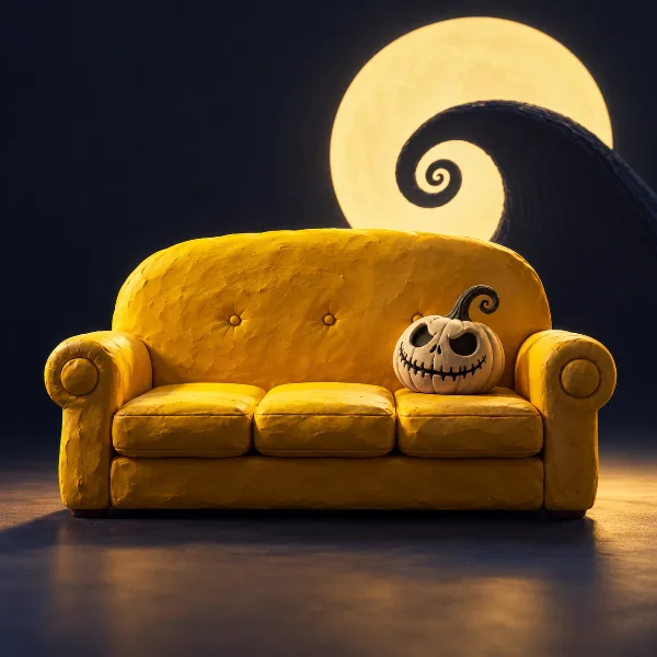 Обложка Как Stoopid Buddy превратила «Симпсонов» в «Кошмар перед Рождеством» для нового Treehouse of Horror