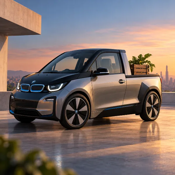 Обложка BMW i3 превратили в компактный электрический пикап