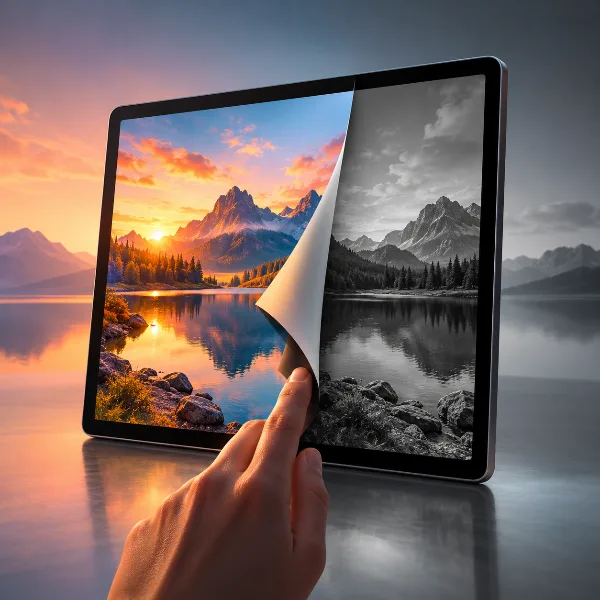 Обложка Планшет Lenovo Color Ink умеет переключать ЖК-экран из цветного в чёрно-белый режим