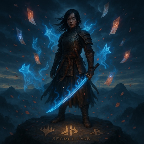 Обложка Atsu из Ghost of Yotei получит карту Magic: The Gathering в коллаборации Secret Lair x PlayStation