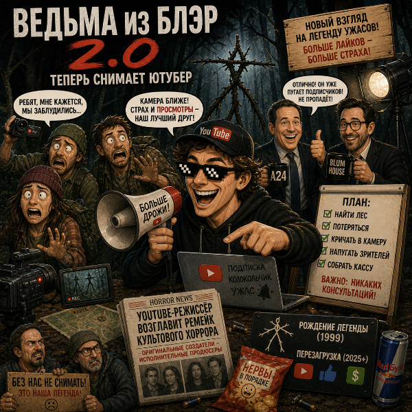 Обложка Новую «Ведьму из Блэр» снимет популярный YouTube-блогер