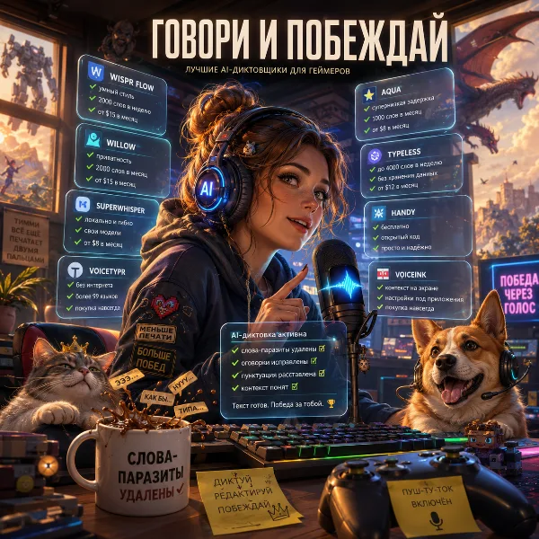 Обложка Лучшие AI-приложения для диктовки текста в 2026 году