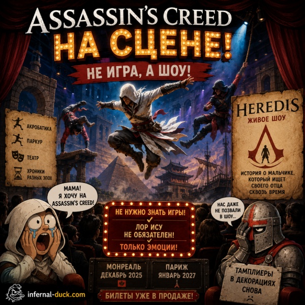 Обложка Ubisoft анонсировала наследника Assassin's Creed, который не является видеоигрой