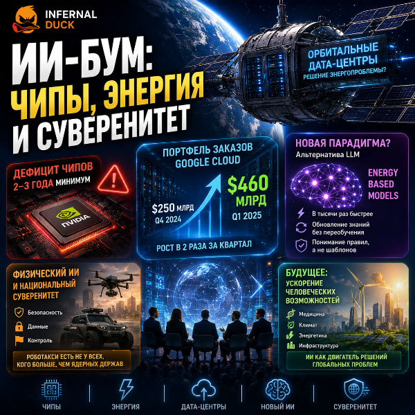 Обложка ИИ-гонка упирается в реальные пределы: от дефицита чипов до орбитальных дата-центров