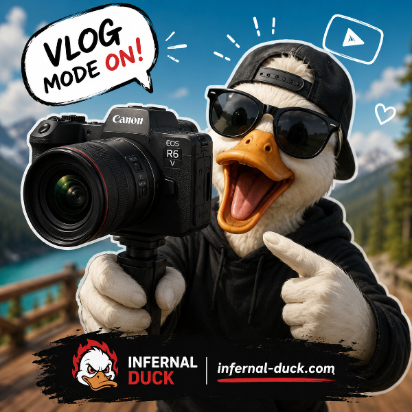 Обложка Canon представила беззеркальную камеру EOS R6 V для влогеров с охлаждением и 7K RAW