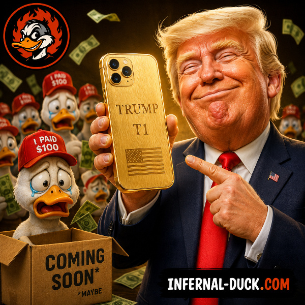 Обложка «Трампофон» после года ожиданий: поставки скандального золотого смартфона наконец начнутся