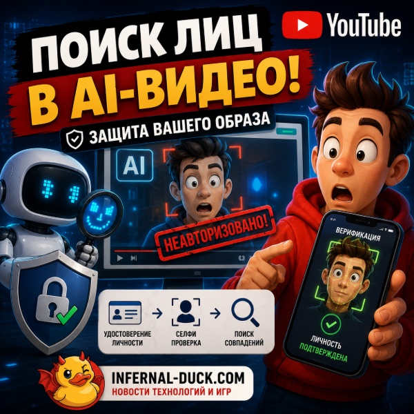 Обложка YouTube расширяет доступ к инструменту для обнаружения поддельных AI-видео с лицом пользователя