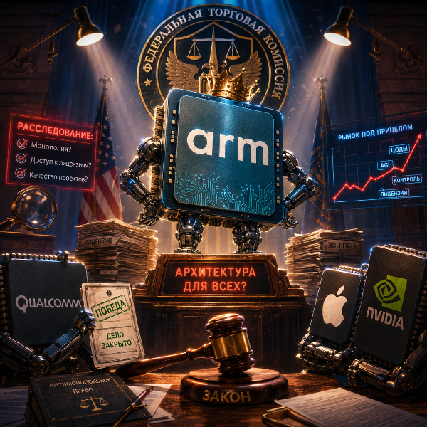 Обложка Arm Holdings сталкивается с антимонопольным расследованием FTC