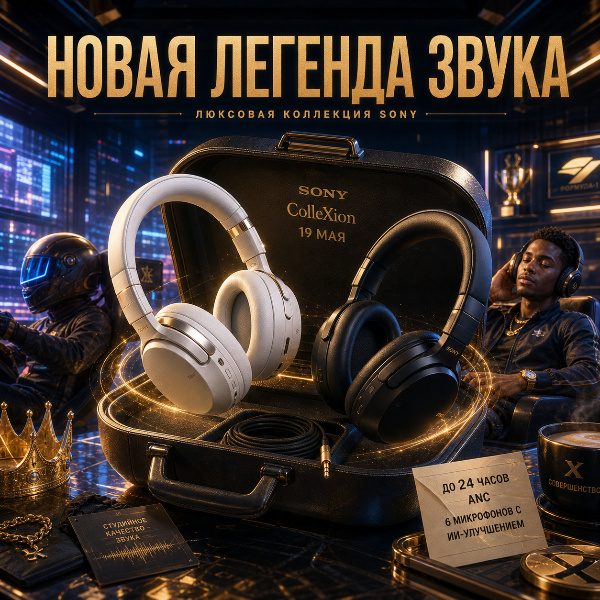 Обложка Sony анонсирует премиальные наушники WH-1000XX "ColleXion"