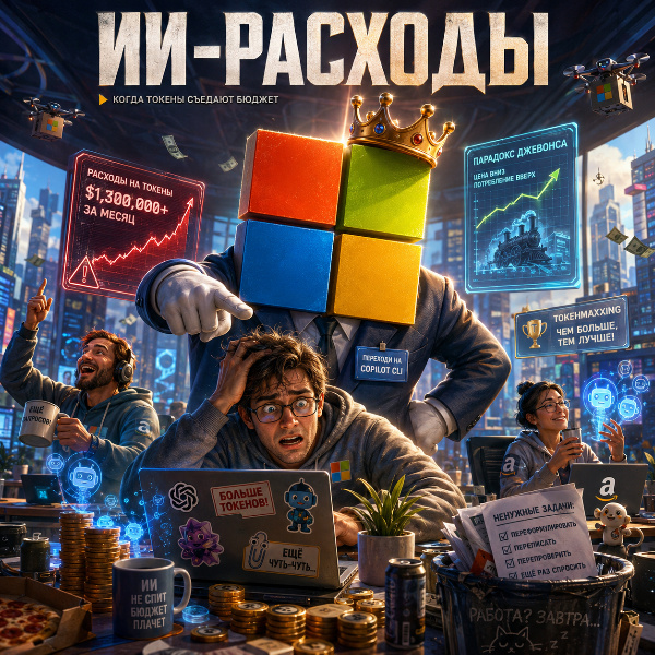 Обложка Компании сталкиваются с ростом затрат на ИИ: использование инструментов становится дороже найма сотрудников