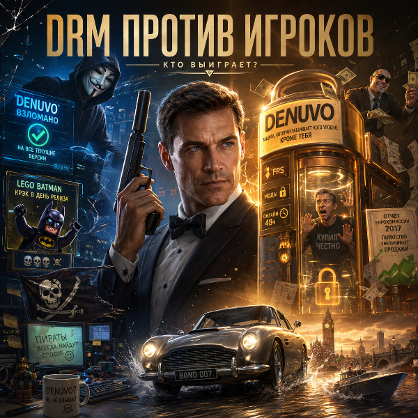 Обложка Новый Джеймс Бонд 007: First Light получил спорную защиту Denuvo