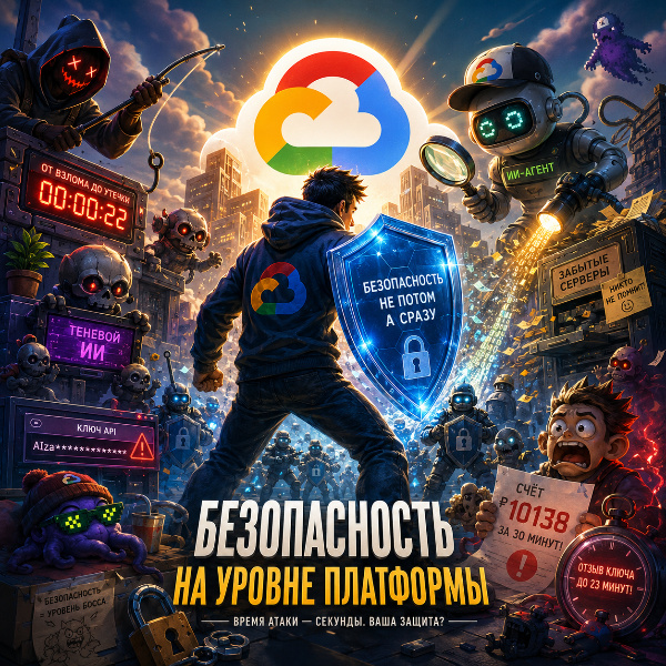 Обложка Google Cloud учит безопасности ИИ, пока его собственные API-ключи сжигают разработчикам по $80 тысяч за двое суток