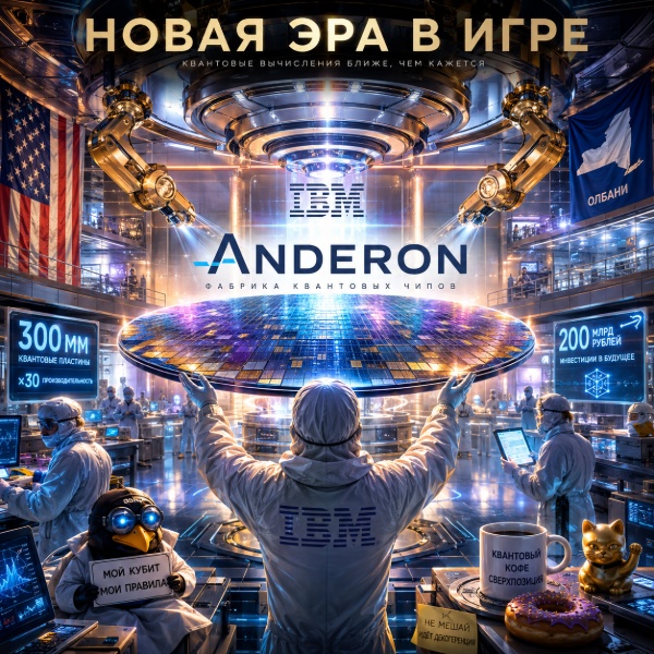 Обложка IBM выделит квантовое производство в отдельную компанию Anderon