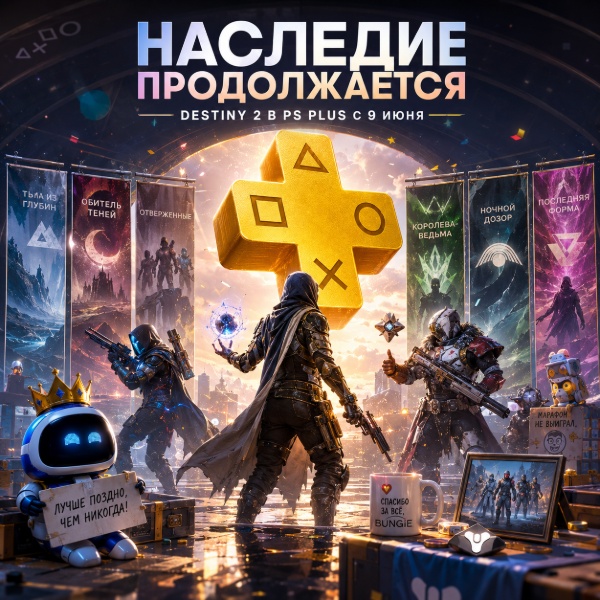 Обложка Sony анонсировала Destiny 2: Legacy Collection в Game Catalog на июнь в рамках Days of Play