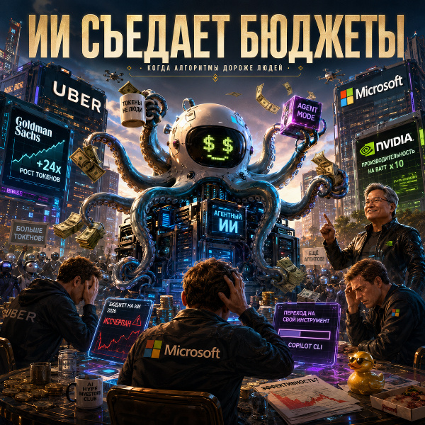 Обложка Microsoft и Uber пересматривают стратегию ИИ: гиганты ищут способы оправдать растущие расходы