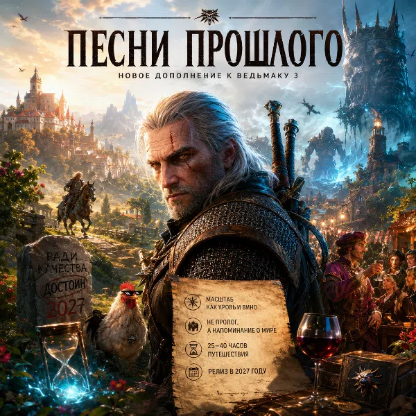 Обложка CD Projekt раскрыл новые подробности дополнения Songs of the Past для The Witcher 3