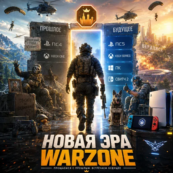 Обложка Call of Duty: Warzone прекращает поддержку PlayStation 4 и Xbox One
