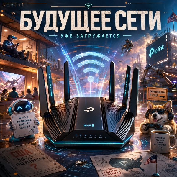 Обложка Компания TP-Link анонсировала первый в мире Wi-Fi 8 роутер Archer 8 задолго до утверждения стандарта