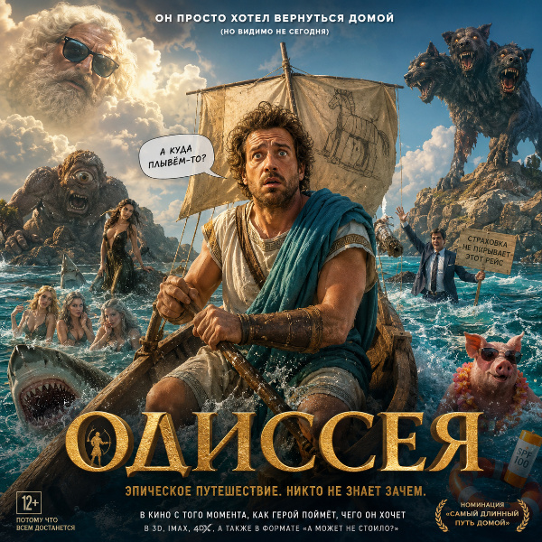 Обложка «Одиссея» Кристофера Нолана теряет интерес зрителей на фоне споров о кастинге
