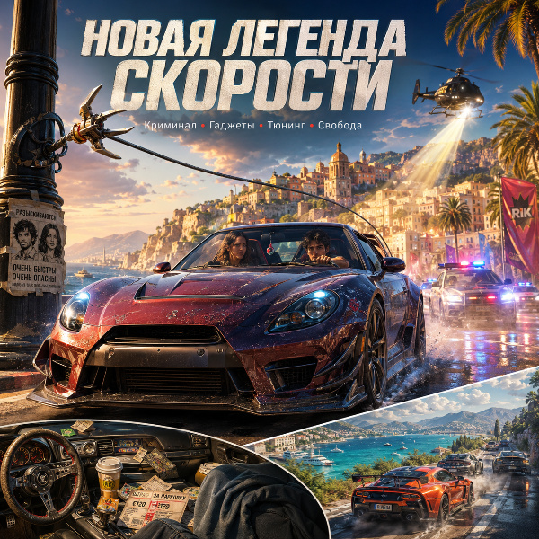 Обложка Бывшая команда Forza Horizon представила гонки Clutch — с сюжетом, ограблениями и гаджетами в духе Джеймса Бонда