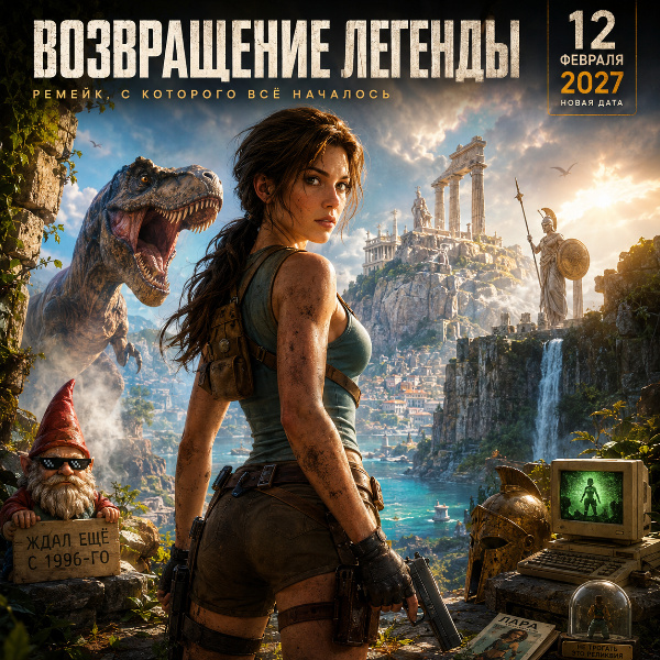 Обложка Tomb Raider: Legacy of Atlantis получил новый трейлер и дату релиза