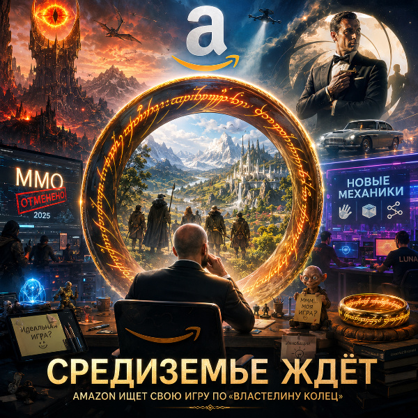 Обложка Amazon всё ещё ищет идеальную концепцию для игры по «Властелину колец»