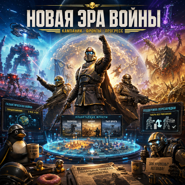 Обложка Helldivers 2: Разработчики признают проблемы с коммуникацией и анонсируют масштабные изменения