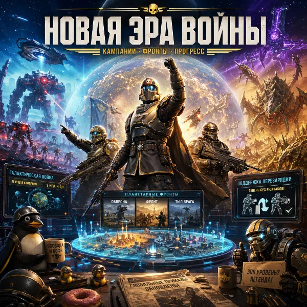 Обложка Helldivers 2: Разработчики признают проблемы с коммуникацией и анонсируют масштабные изменения