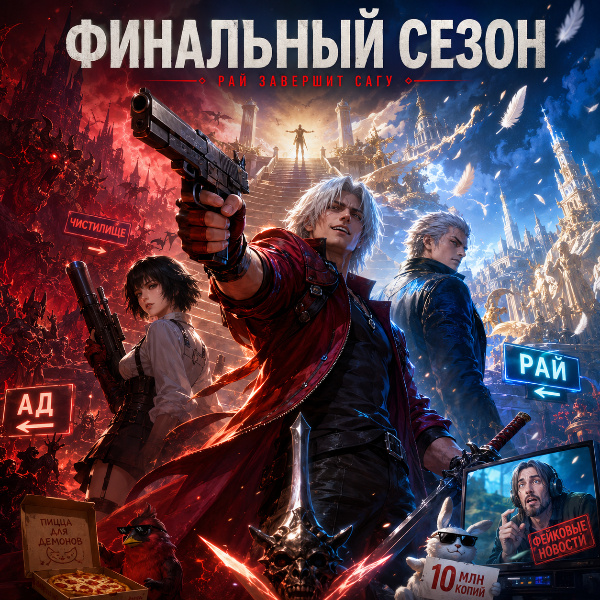 Обложка «Dante возвращается для последнего прощания»: Netflix анонсировал третий и финальный сезон «Devil May Cry»