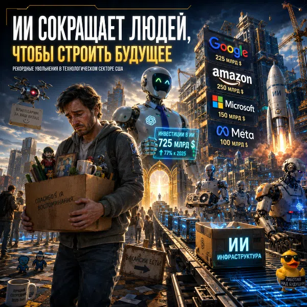 Обложка Технологический сектор США возглавил волну увольнений в мае: сокращено более 38 000 рабочих мест
