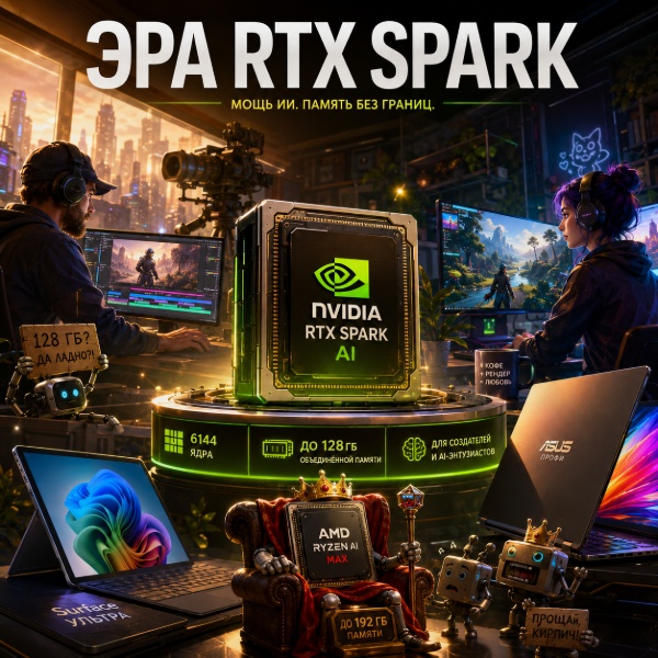 Обложка NVIDIA RTX Spark: Новый взгляд на Windows ПК