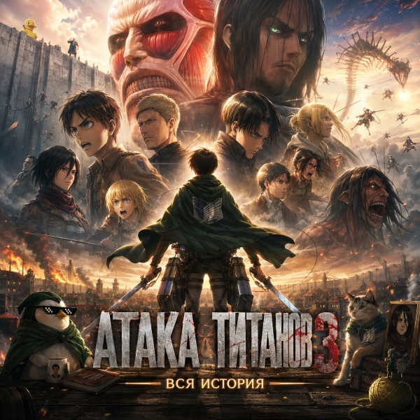 Обложка Игра "Атака Титанов 3" даст фанатам шанс заново пережить финал культовой саги