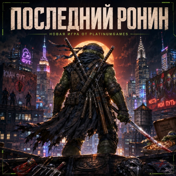 Обложка Черепашки-ниндзя: The Last Ronin обрела новую жизнь — разработку возглавила PlatinumGames