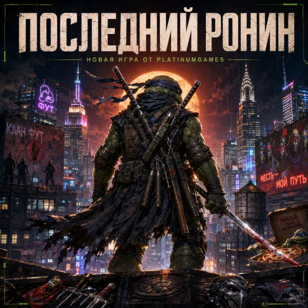 Обложка Черепашки-ниндзя: The Last Ronin обрела новую жизнь — разработку возглавила PlatinumGames