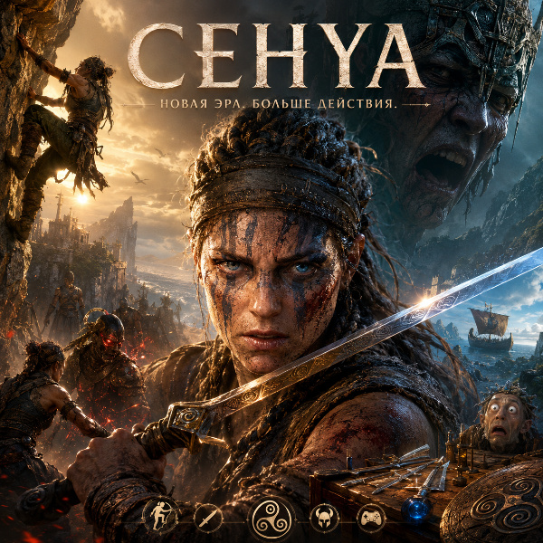 Обложка Ninja Theory анонсировала новую игру Senua, которая станет перезагрузкой серии Hellblade
