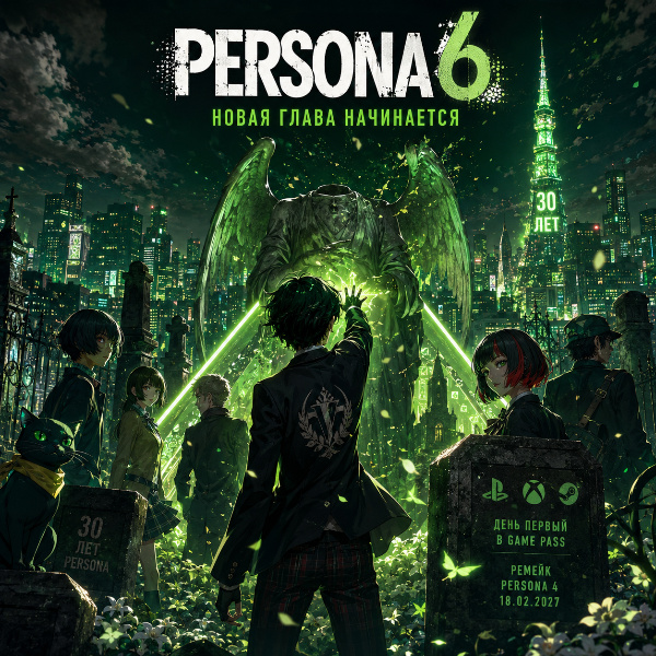 Обложка Atlus анонсировала Persona 6 спустя почти 10 лет после выхода пятой части