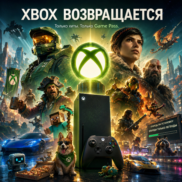 Обложка Xbox Games Showcase 2026: Microsoft возвращается к истокам с упором на проверенные франшизы