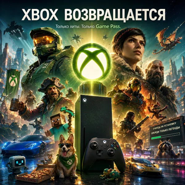Обложка Xbox Games Showcase 2026: Microsoft возвращается к истокам с упором на проверенные франшизы