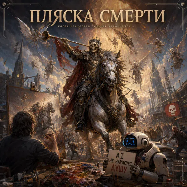 Обложка Новый шедевр художника Hisko Hulsing: анимационный фильм «Danse Macabre», вдохновленный искусством Позднего Средневековья