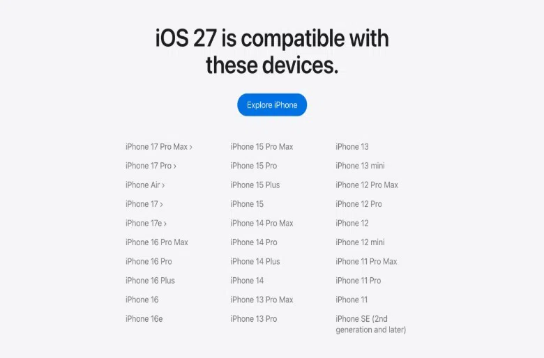 Siri AI в iOS 27