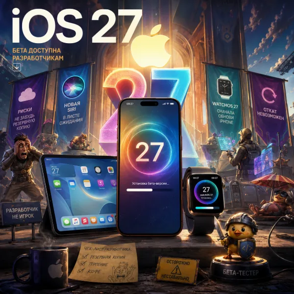 Обложка Siri наконец-то поумнела: ставим бета-версию iOS 27 и молимся за батарейку