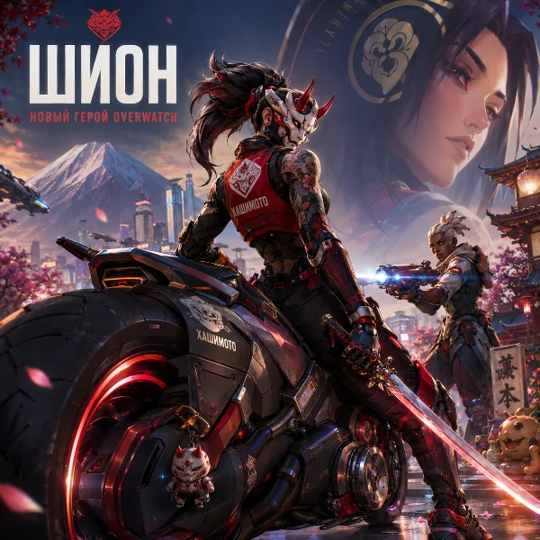Обложка В Overwatch появится новый герой Shion: Хранительница Хасимото присоединяется к Vendetta и Talon